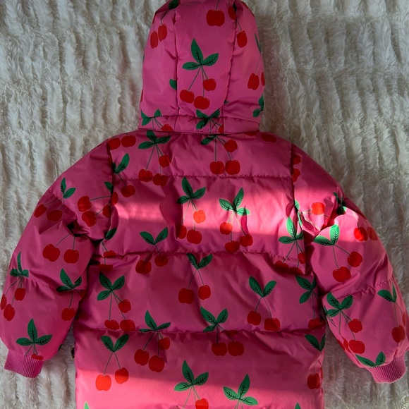 Mini Rodini Cherries AOP Puffer Jacket - Picture 13 of 14
